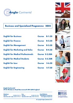 Programa de inglês para negócios e inglês especializado 2022